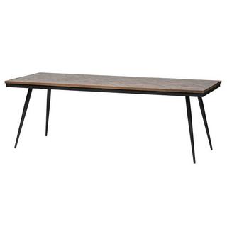 mutoni Table en bois massif Mosaïque Rhombique 220x90  