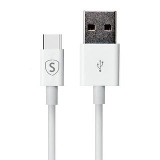B2X  Câble USB-C pour charge rapide 2,4 A, 1 m - Blanc 