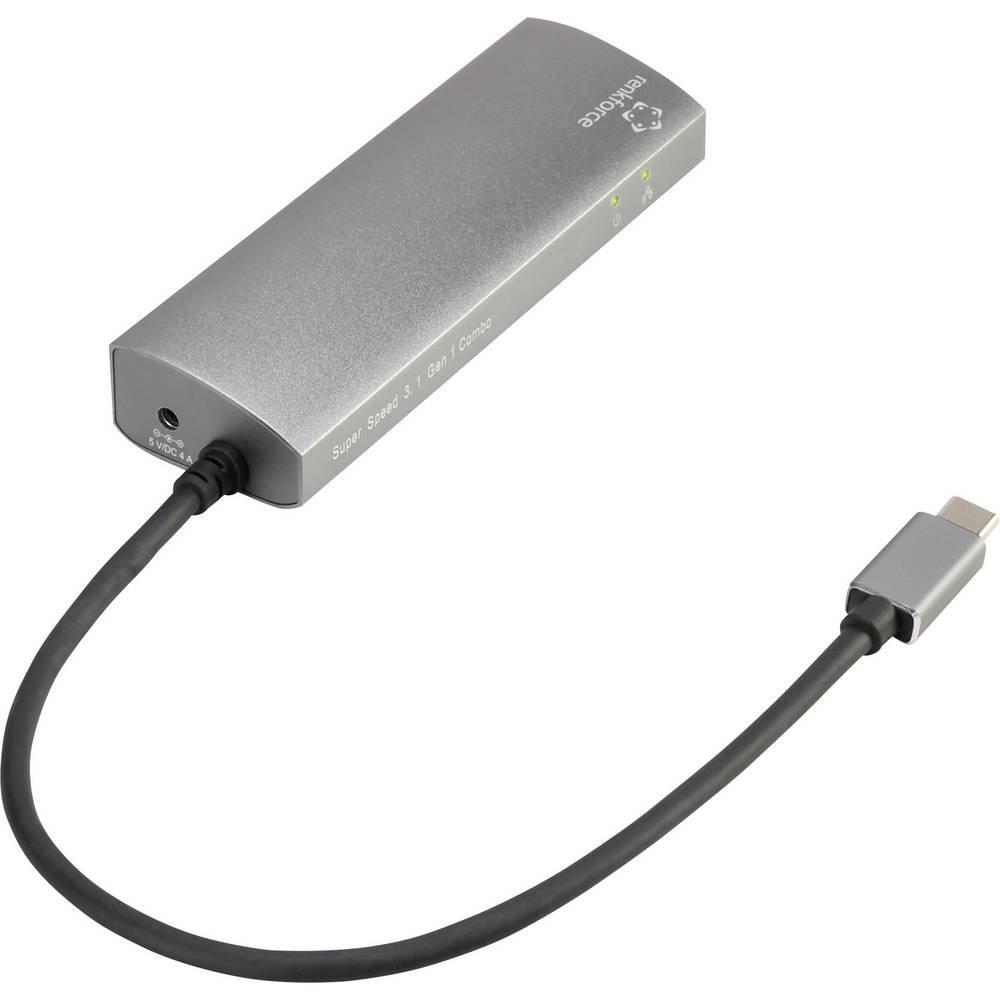 Renkforce  USB 3.1 USB-C Gigabit Ethernet Netzwerkadapter/Hub 