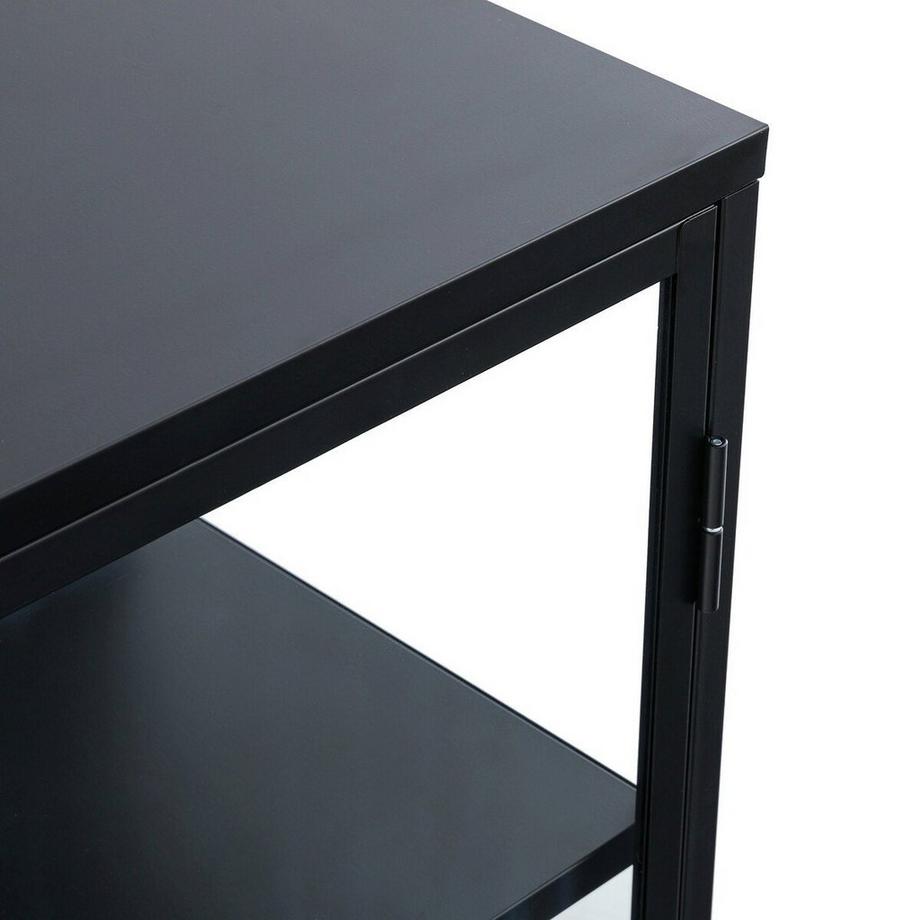 La Redoute Intérieurs  Buffet vitrine 2 portes métal 