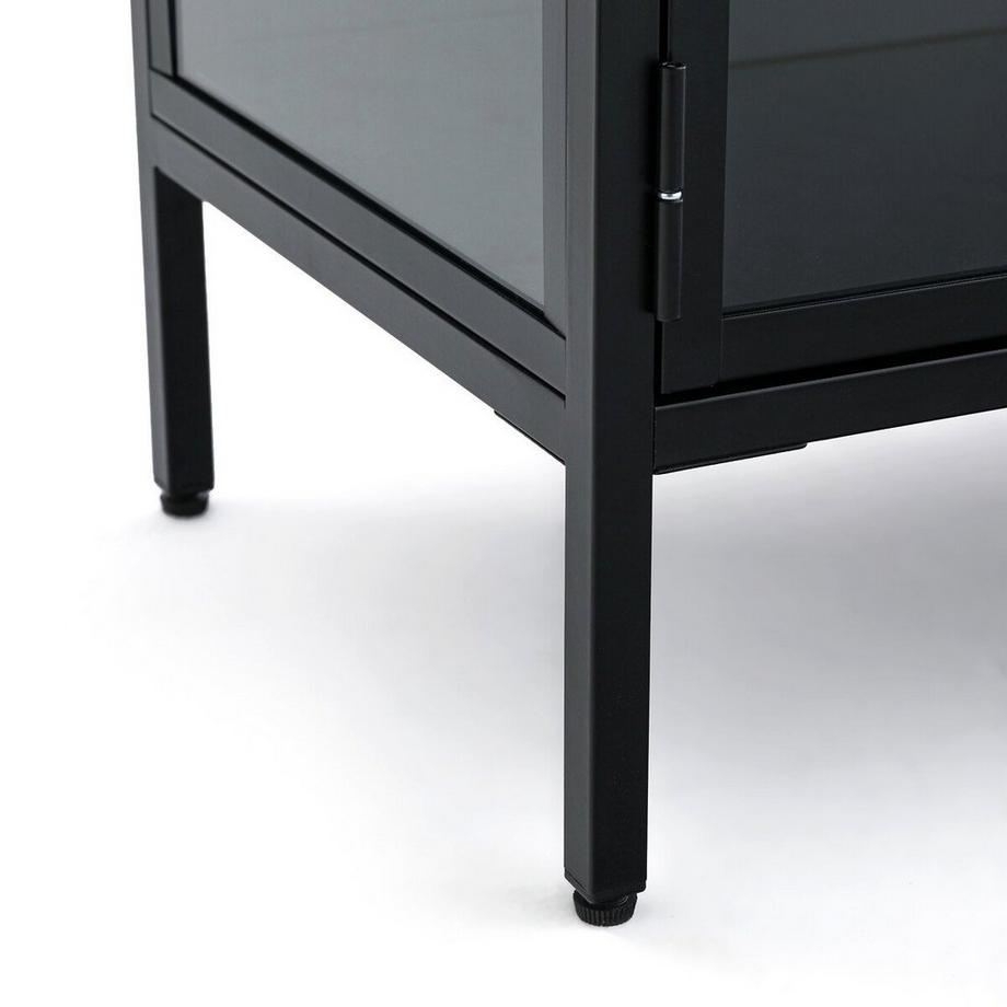 La Redoute Intérieurs  Buffet vitrine 2 portes métal 