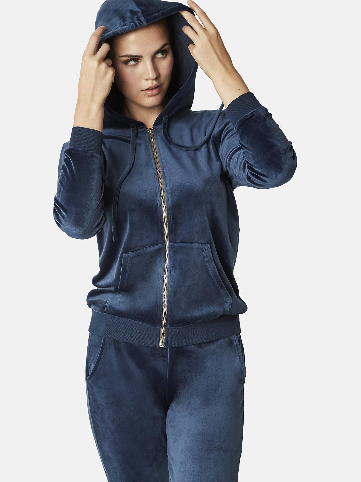 Selmark  Freizeitkleidung Pyjama Hose Jacke mit Reißverschluss Kapuze SPORTP90 