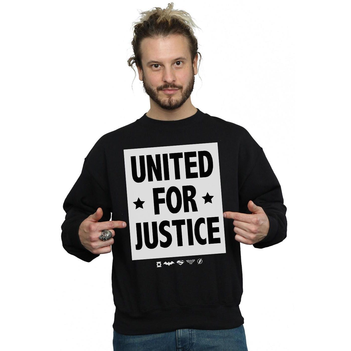 DC COMICS  Sweat JUSTICE LEAGUE UNITED FOR JUSTICE 