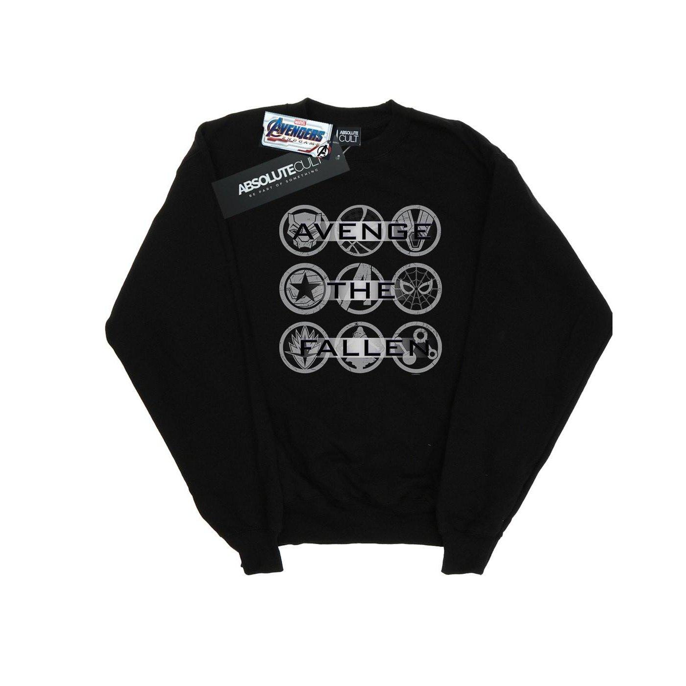 Image of Avengers Endgame Avenge The Fallen Icons Sweatshirt Damen Schwarz M