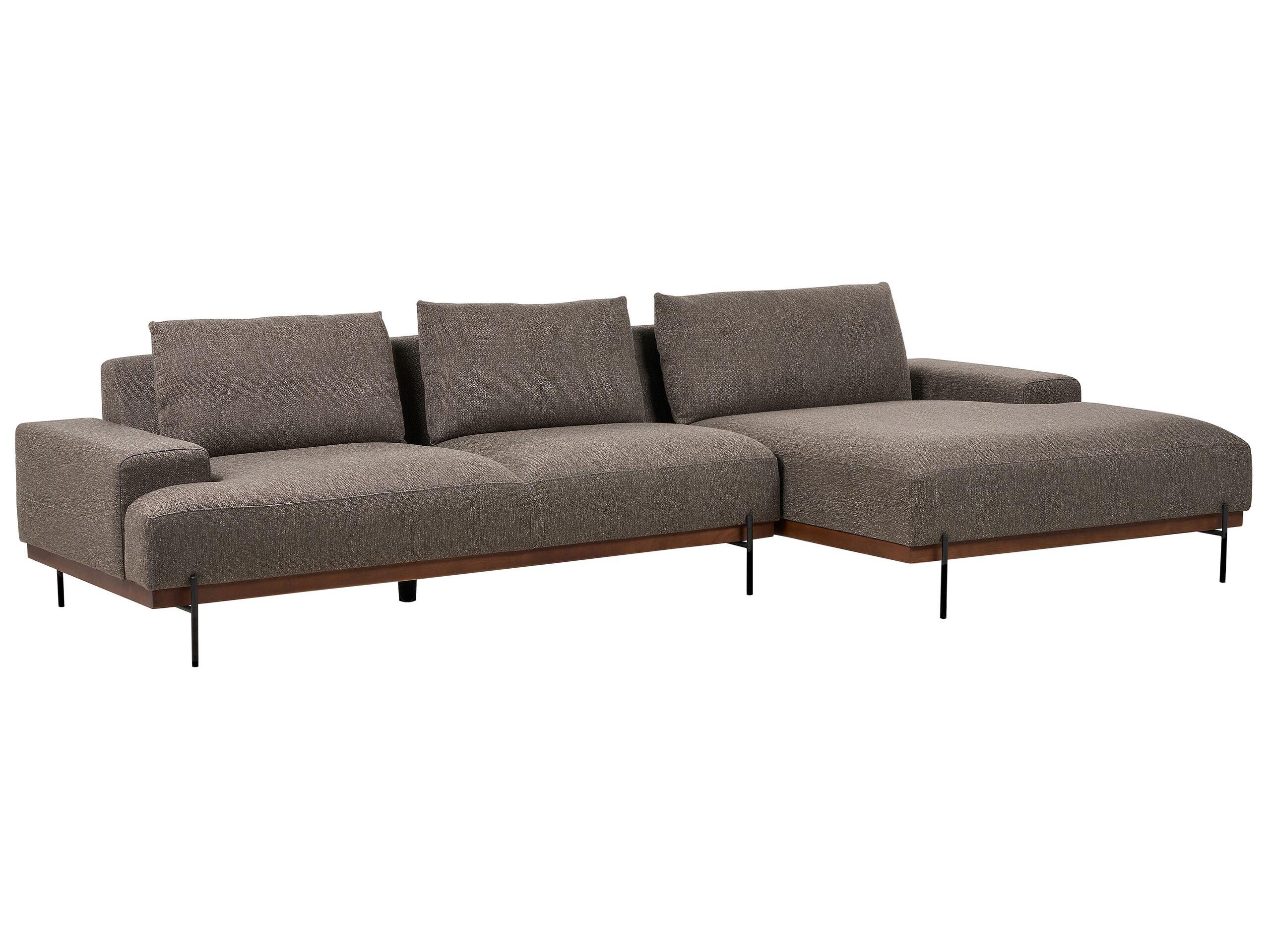 Beliani Ecksofa aus Polyester Modern MARIFERD  