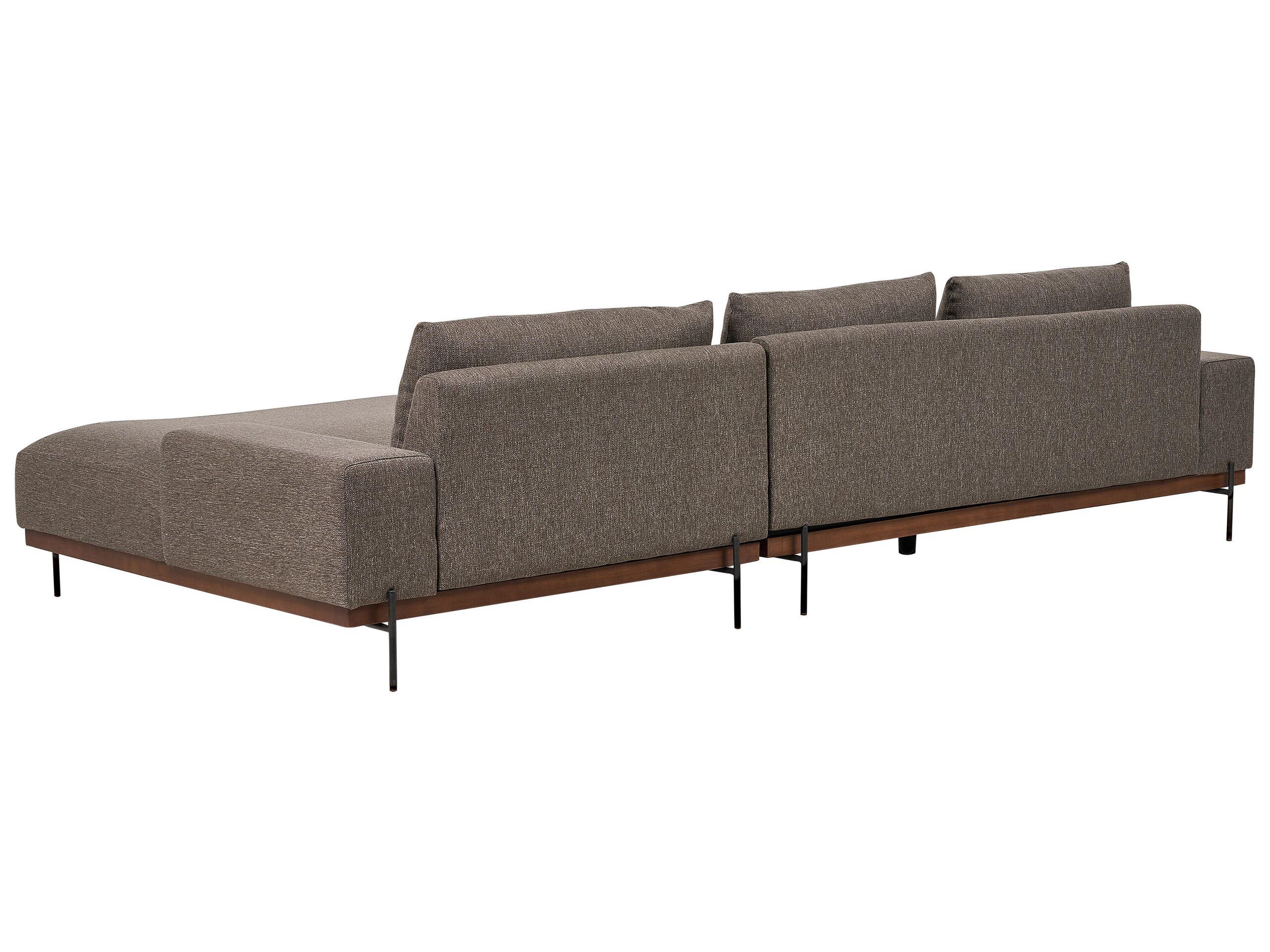 Beliani Ecksofa aus Polyester Modern MARIFERD  