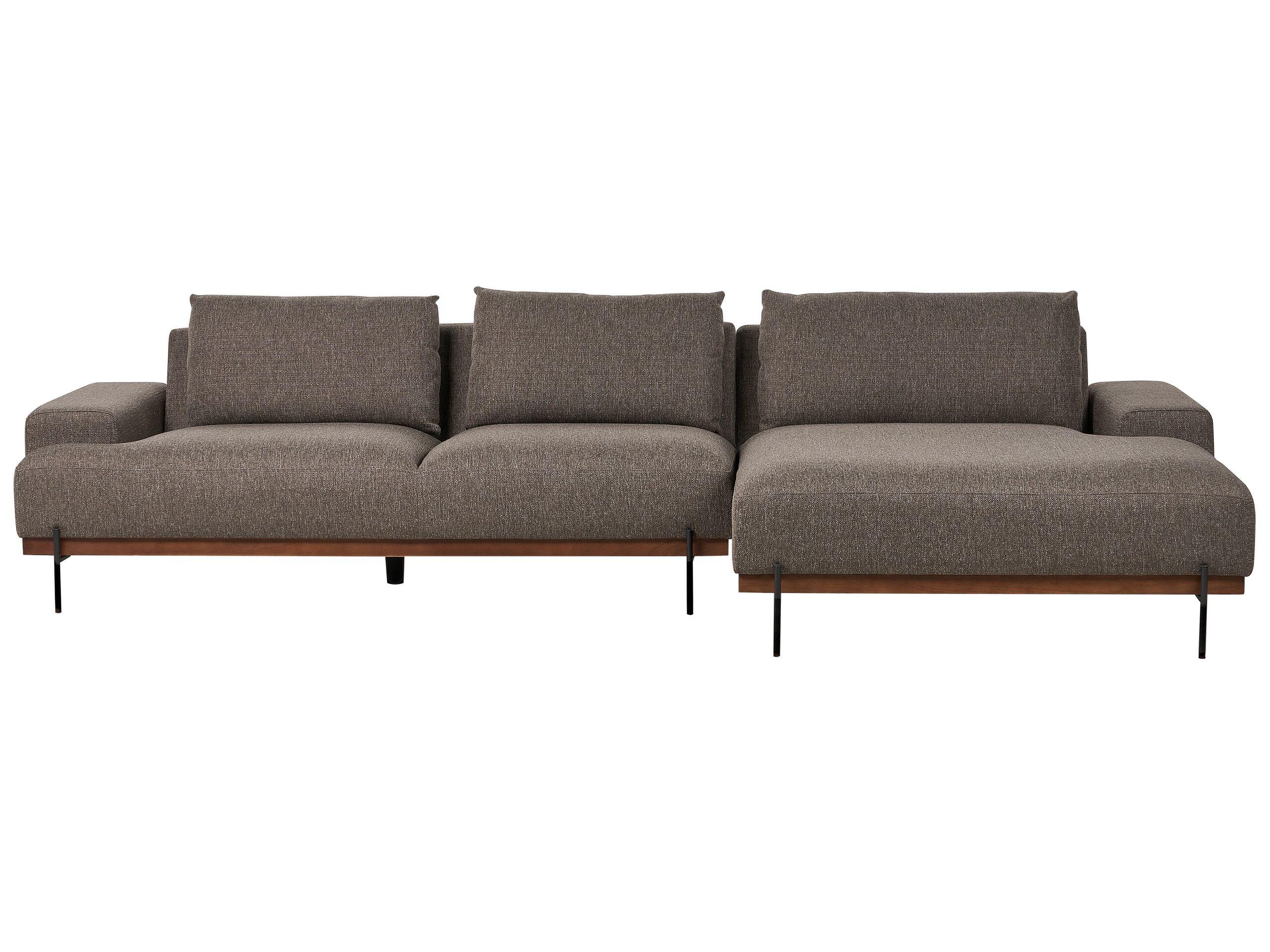 Beliani Ecksofa aus Polyester Modern MARIFERD  