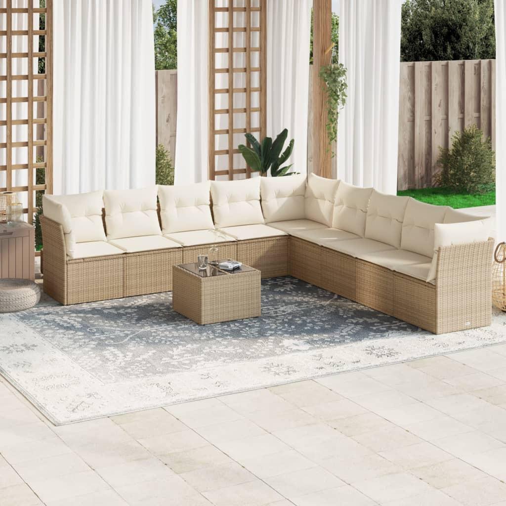 VidaXL Garten sofagarnitur poly-rattan  