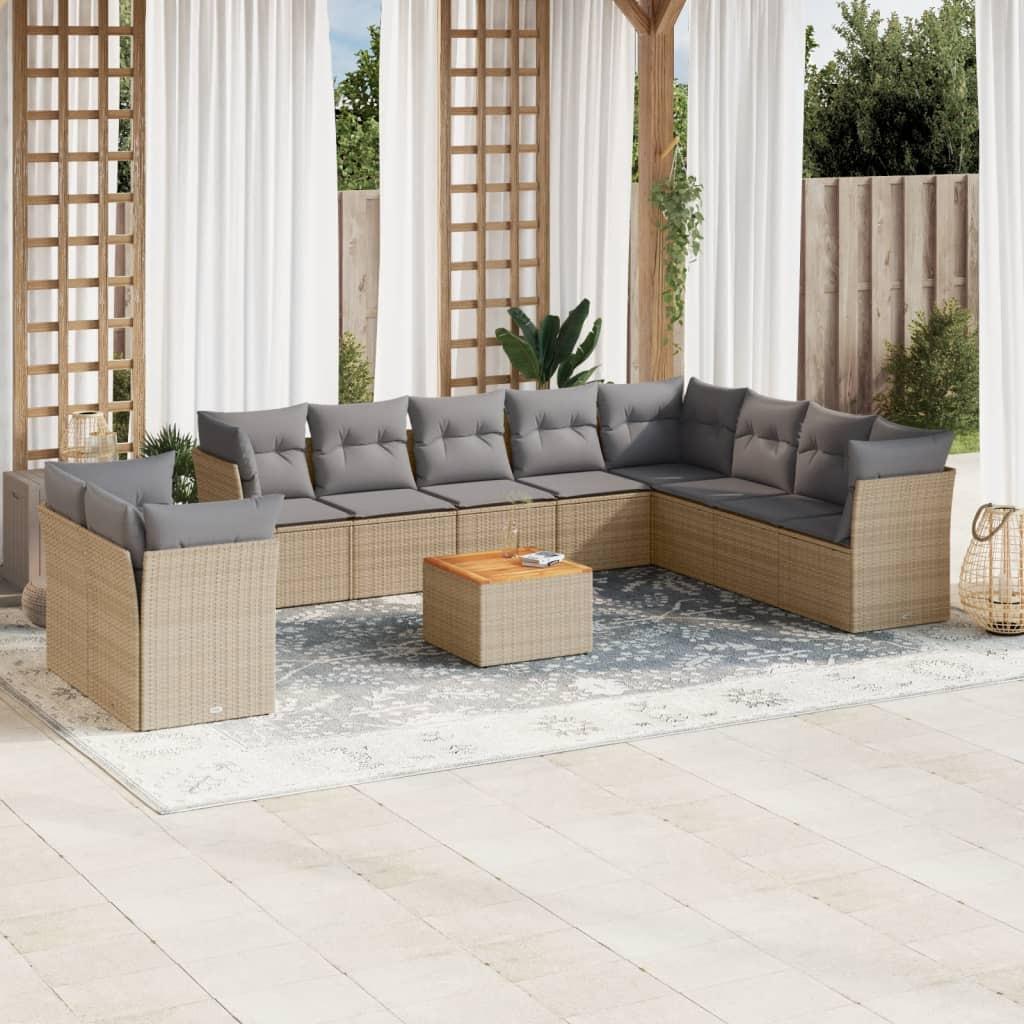 VidaXL Garten sofagarnitur poly-rattan  