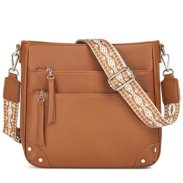 Umhängetasche Medium Handtasche Leder PU Umhängetasche Crossbody Bag