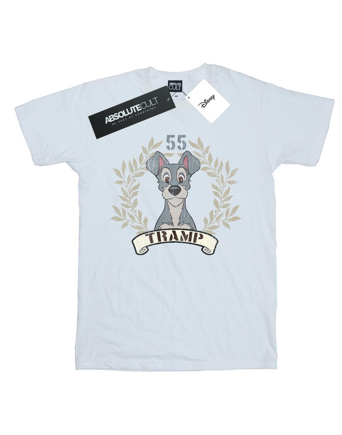 Image of Lady And The Tramp Tramp Since 55 Tshirt Damen Weiss XXL