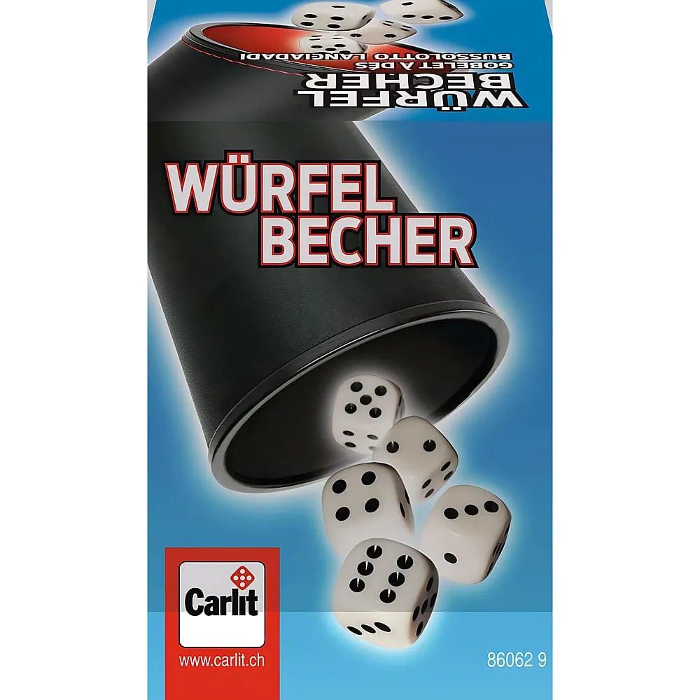 Image of Würfelbecher Kunststoff Schwarz