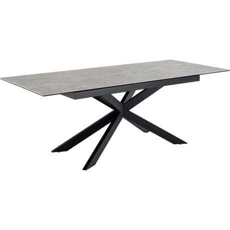 mutoni Tavolo da pranzo Isolde ceramica grigia 168-210x90  