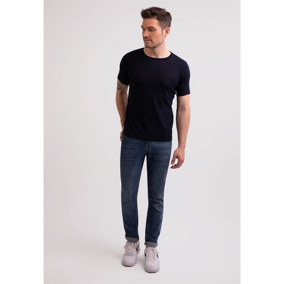 CASH-MERE.CH T-Shirt Girocollo Maniche Corte Cashmere  