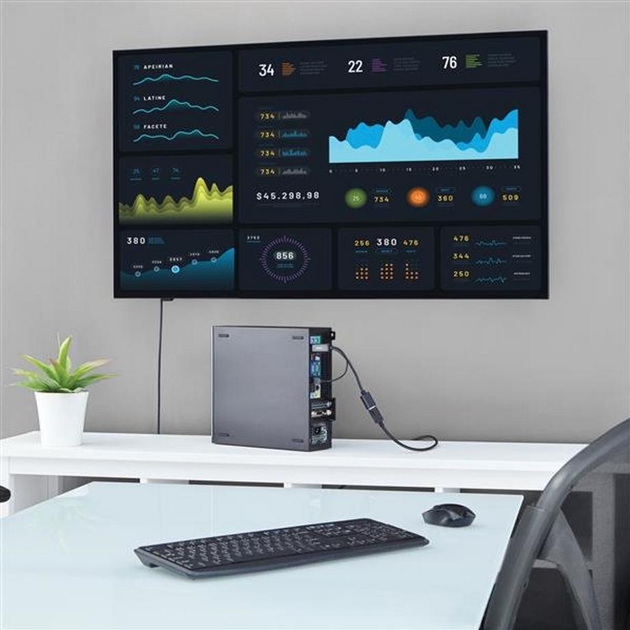 STARTECH.COM  StarTech.com Adattatore / Convertitore HDMI a DP alimentato via USB - Ultra HD 4K 