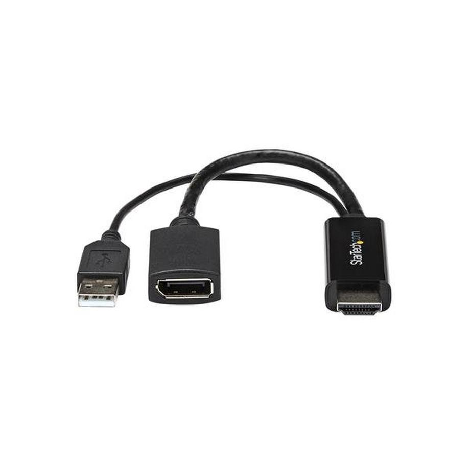 STARTECH.COM  StarTech.com Adattatore / Convertitore HDMI a DP alimentato via USB - Ultra HD 4K 