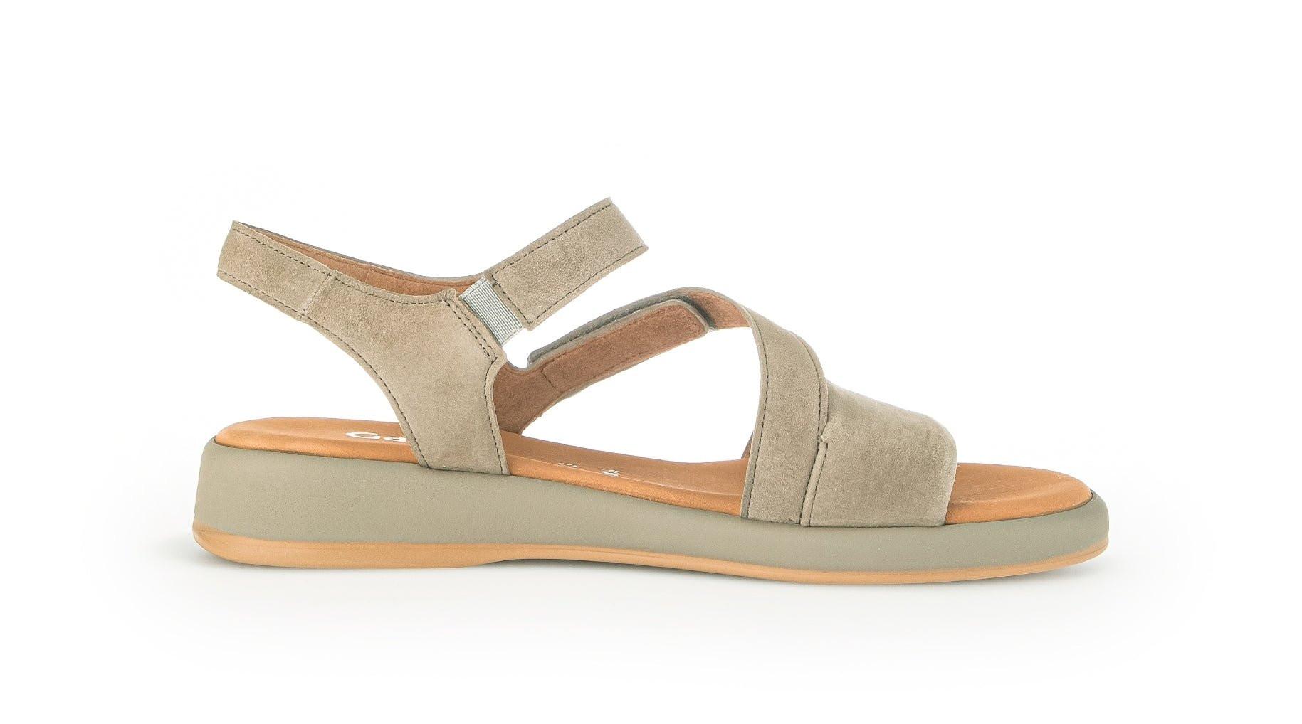 Image of Wildleder Sandale Damen Grau 38.5