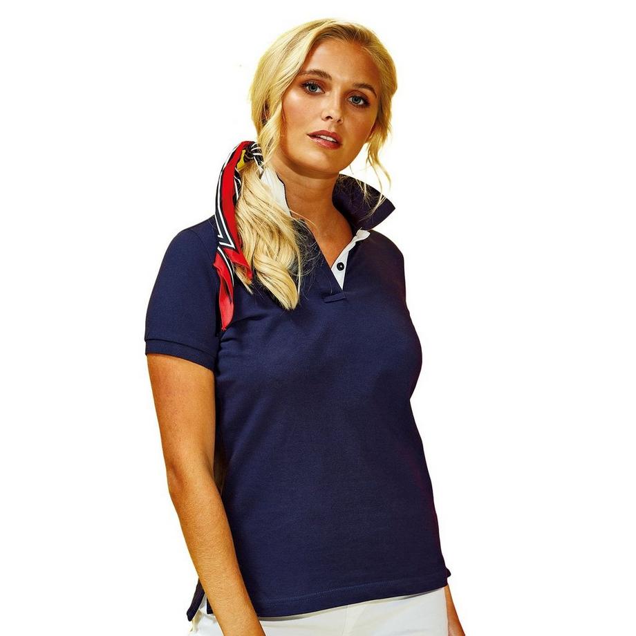 Asquith & Fox Polo Maniche Corte Contrasto  