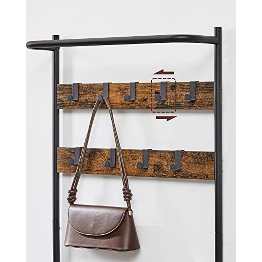 Pricenet Appendiabiti 3 in 1 con sedile, ripiani e 9 ganci - salvaspazio  