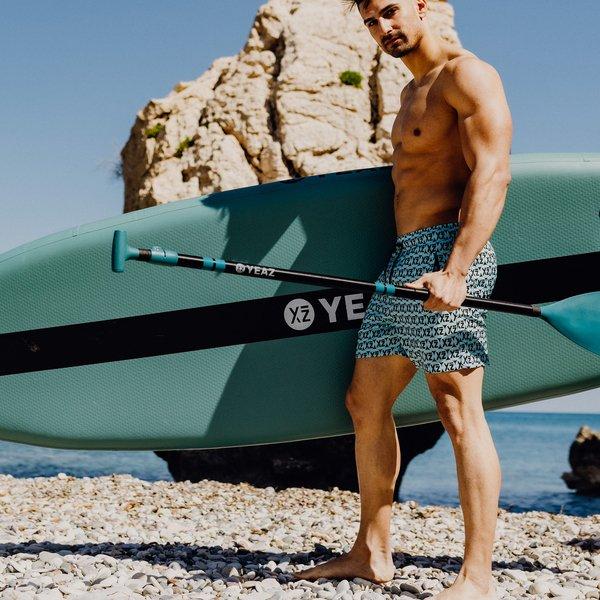 Image of Seashey Badeshorts Herren Türkisblau XXL