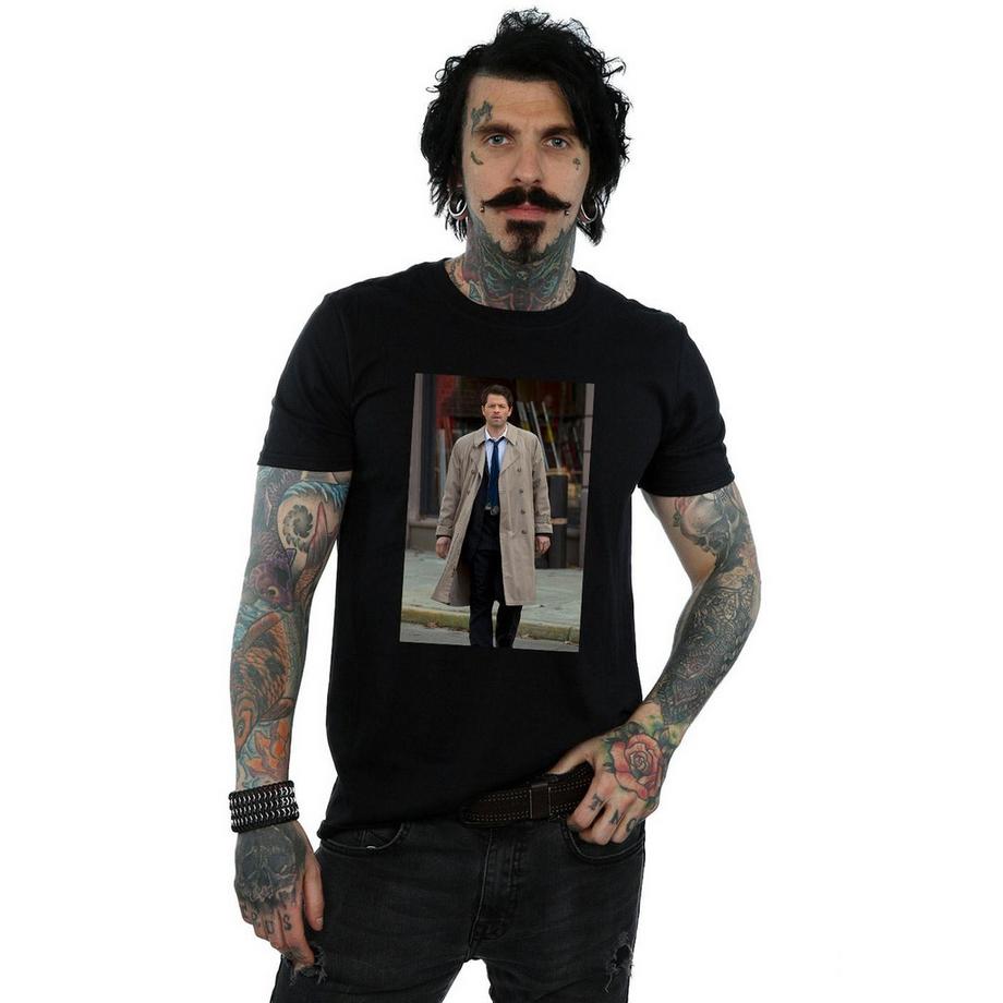 Supernatural Castiel T-Shirt Imprimé  