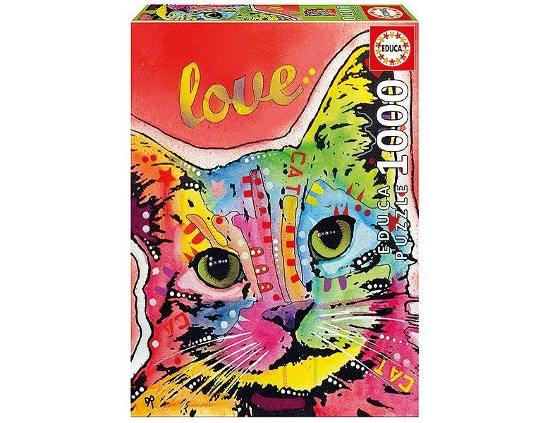 Image of Puzzle Tilt cat love (1000Teile)