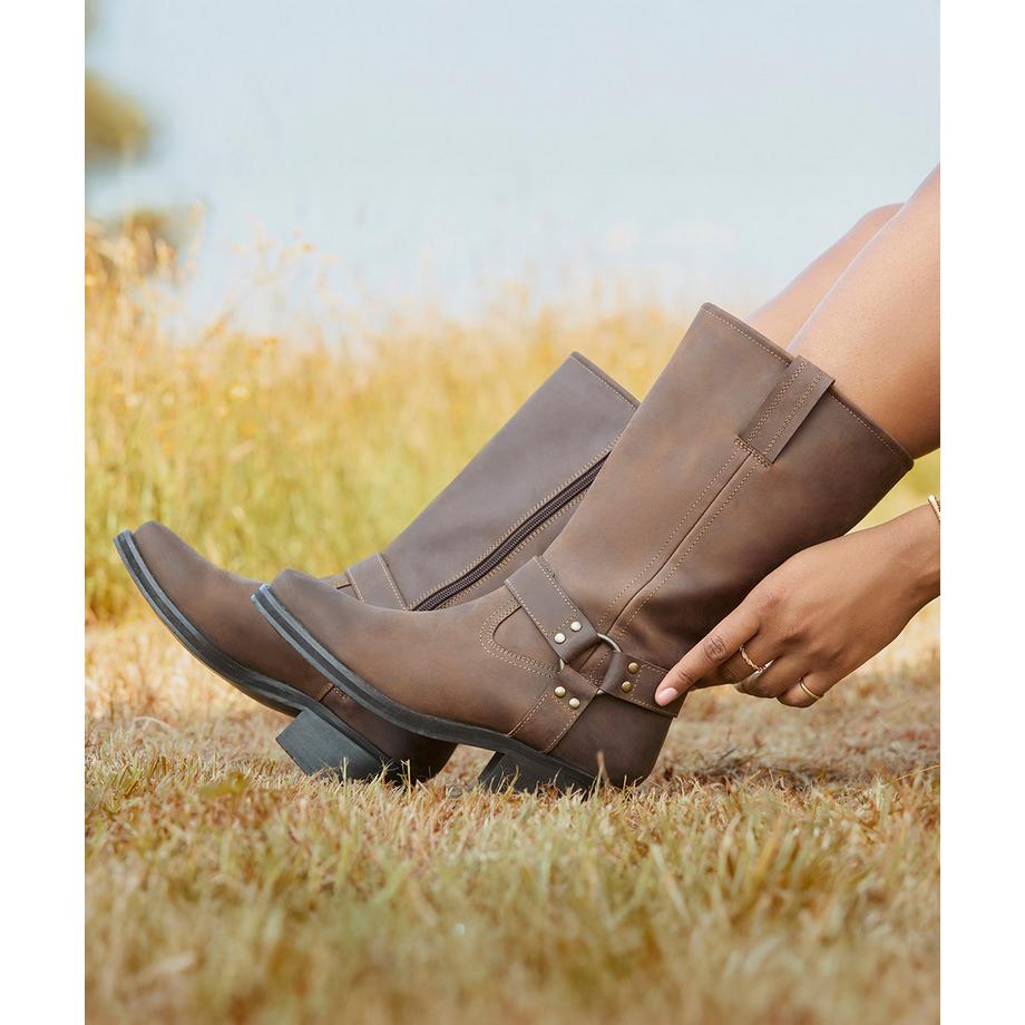 Joe Browns  Bottes d’équitation en cuir fauve 