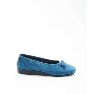 Damart  Ballerines aspect velours. 