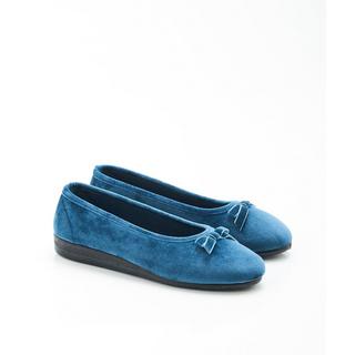 Damart  Ballerines aspect velours. 