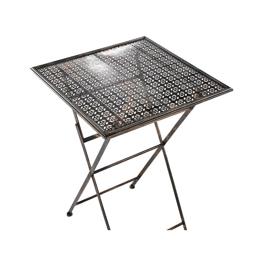 Beliani Table de bar de jardin en Métal Rétro BORMIO  