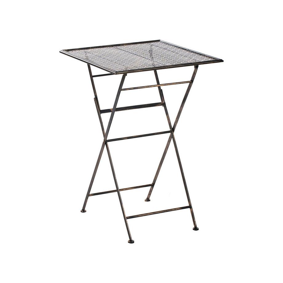 Beliani Table de bar de jardin en Métal Rétro BORMIO  