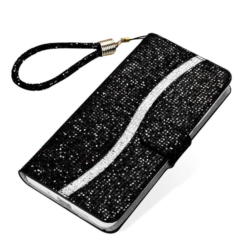 Cover-Discount  iPhone 14 Pro - Custodia in pelle glitterata 