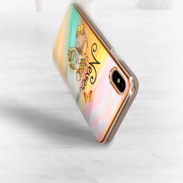 Avizar  Coque Anneau iPhone XS Max Motif Plage 