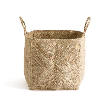 Panier en jute tressée