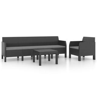 VidaXL Garten-lounge-set polypropylen  