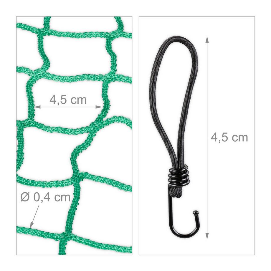 Northix  Filet pour remorque 3 x 4 m 