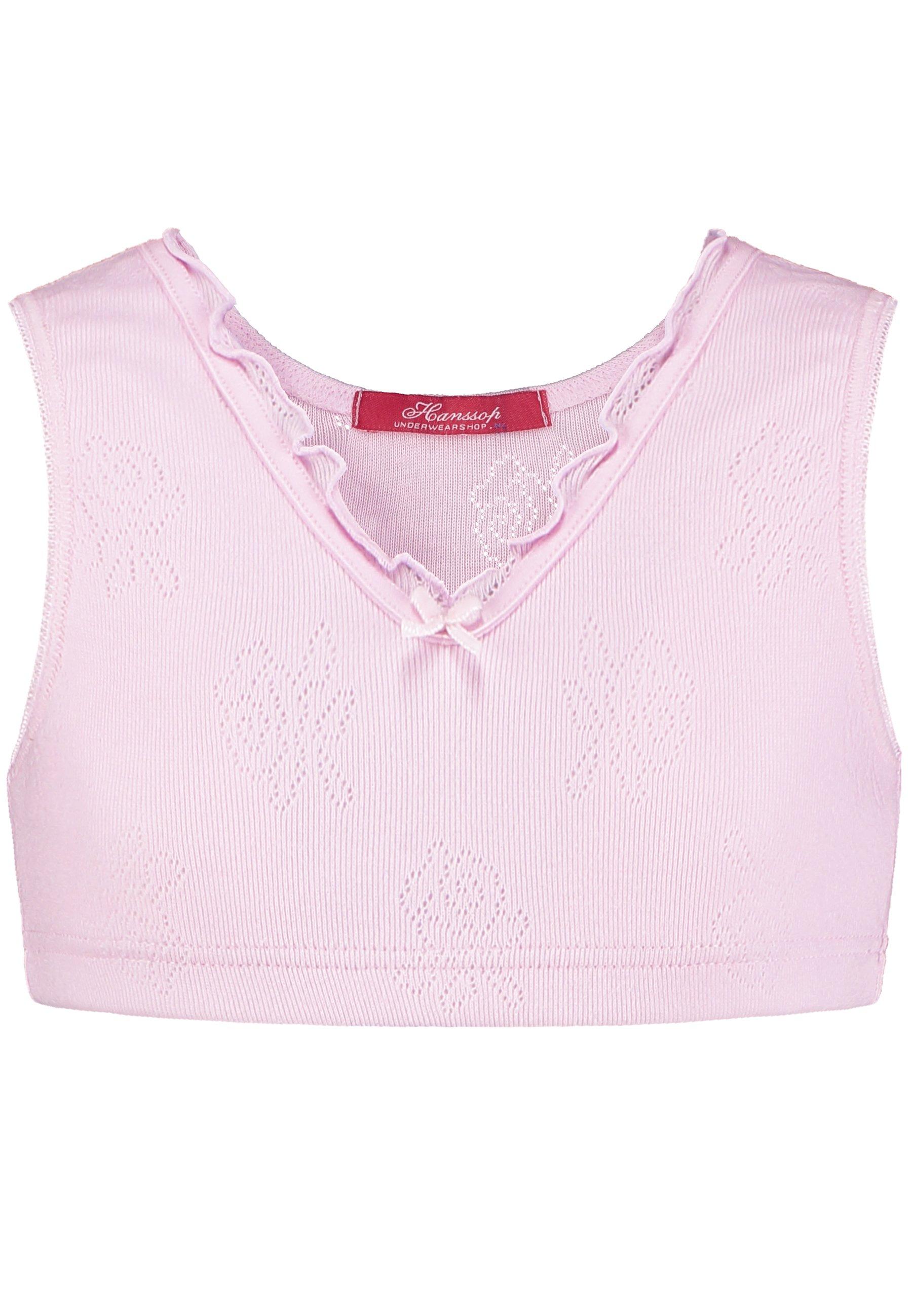 Image of Sport-top Bustier, Pointelle, 100% Baumwolle Unisex Pink 140