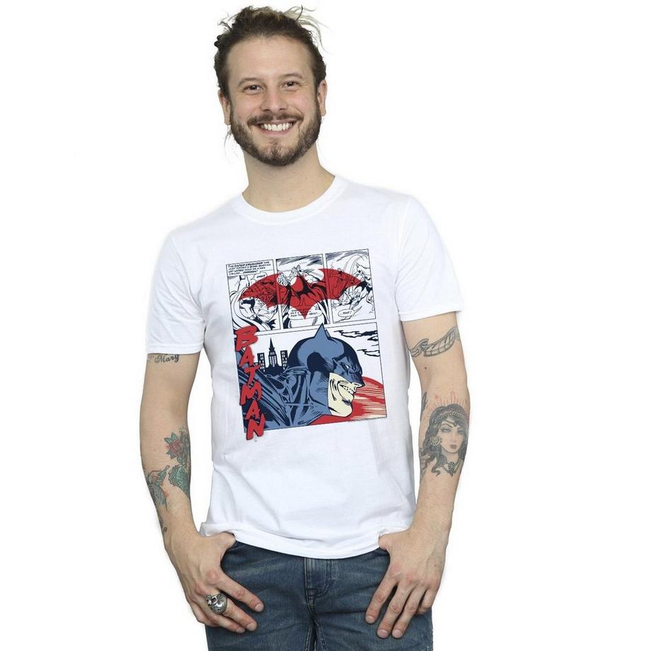 DC COMICS Batman Comic Panel T-Shirt Manches Courtes  