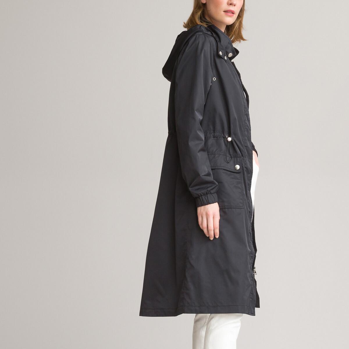 Image of Halblanger Parka Für Die Übergangszeit Damen Schwarz 44