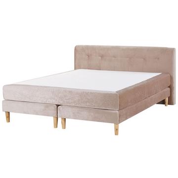 Boxspring Bett aus Samtstoff Modern MARQUISE