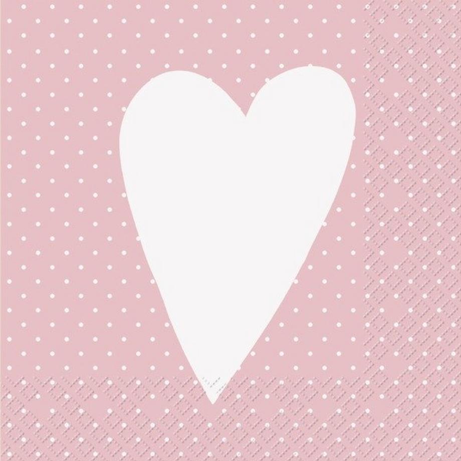 STEWO Serviette 33x33cm 2572649426 Tilde FSC rosa hell 20 Stück