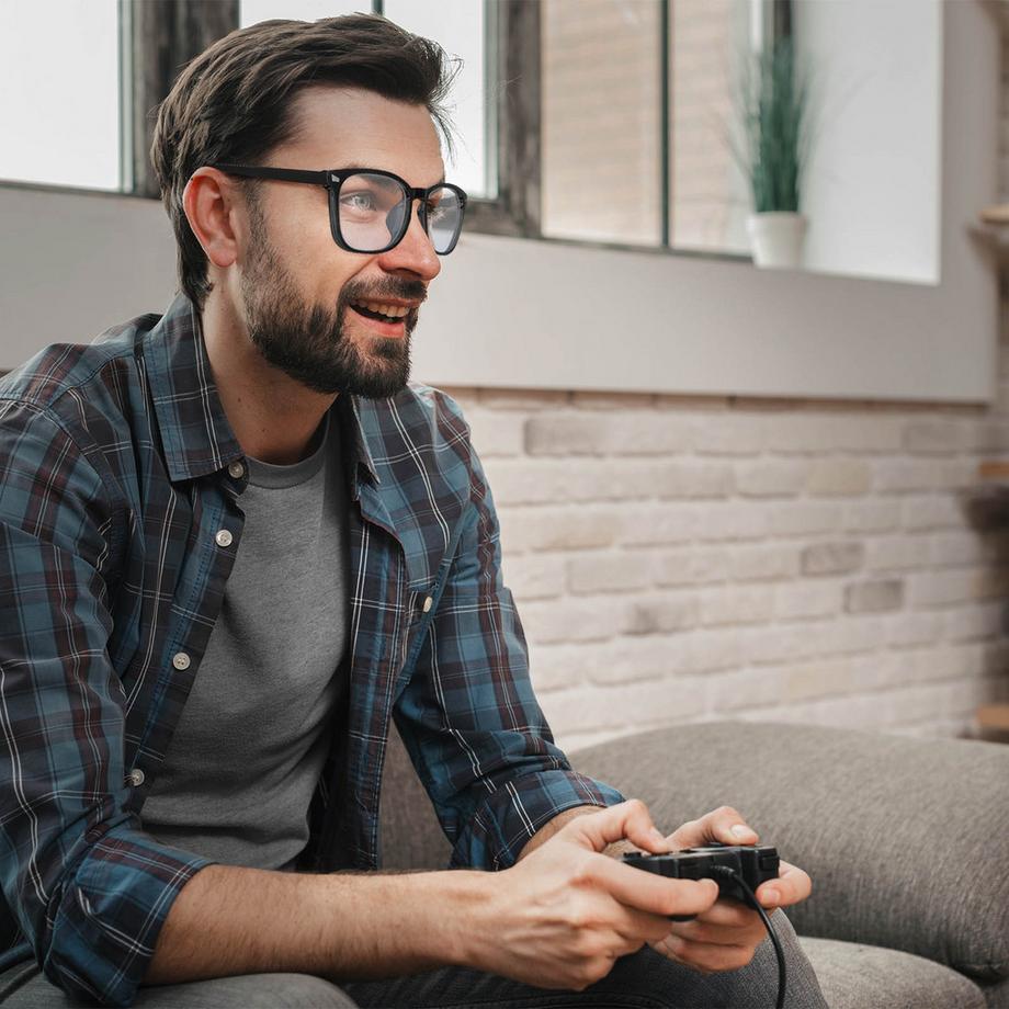 Avizar Occhiali Anti Luce Blu PC Nero Mat  