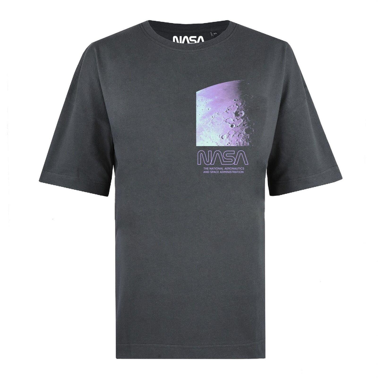 Image of Moon Trip Tshirt Damen Charcoal Black M
