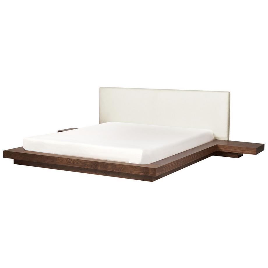 Beliani Bett mit Lattenrost aus MDF-Platte  ZEN  
