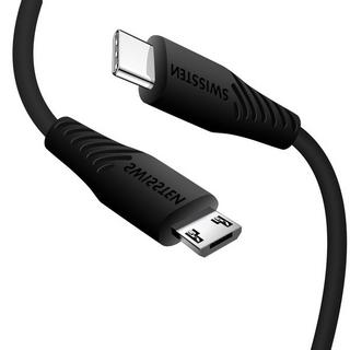 SWISSTEN  Cavo USB-C Micro-USB 1m Swissten Nero 