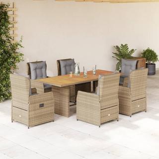 VidaXL Garten essgruppe poly-rattan  