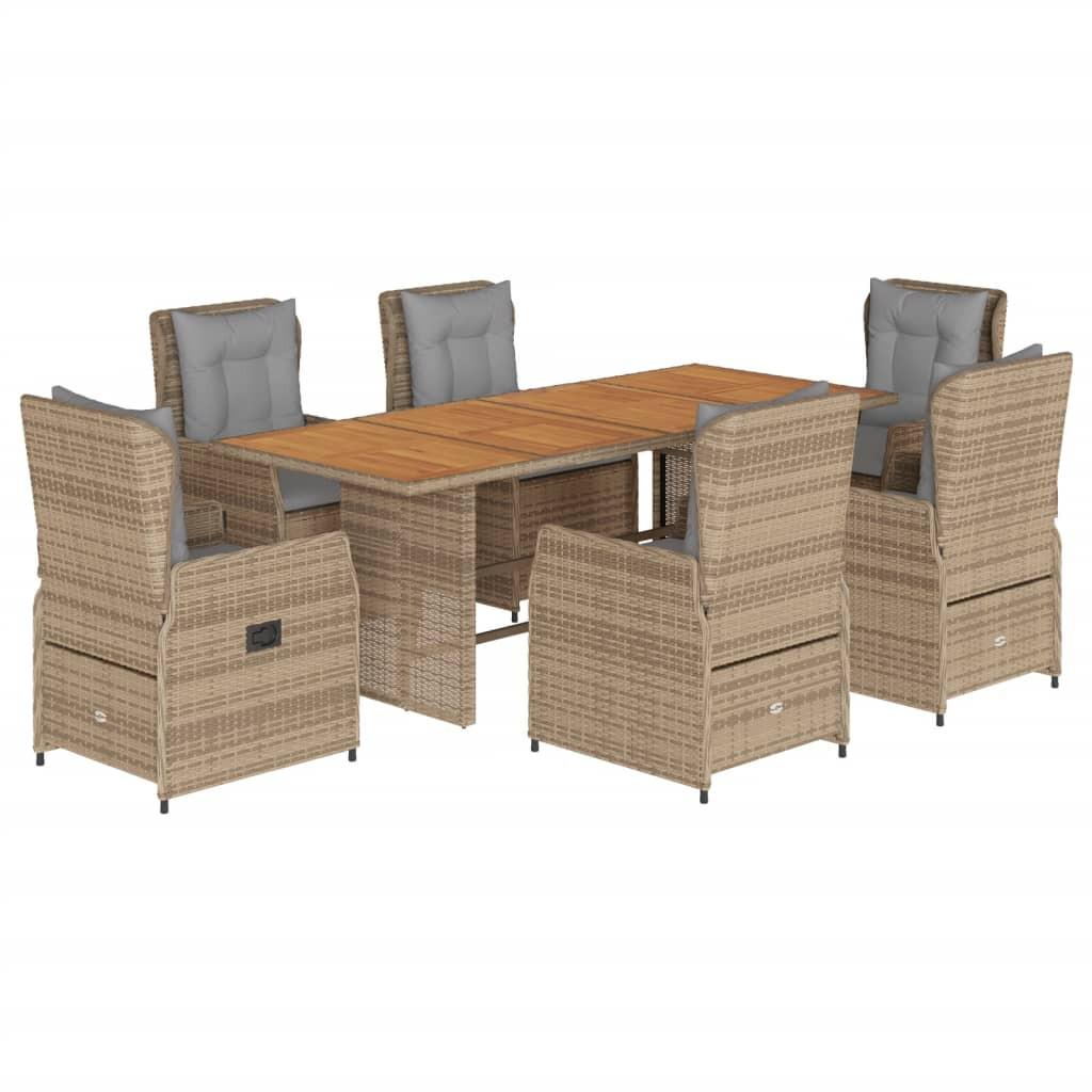 VidaXL Garten essgruppe poly-rattan  