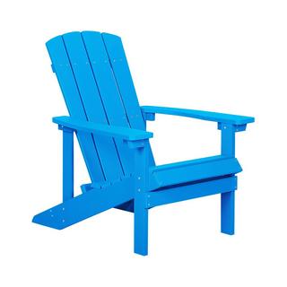 Beliani Chaise de jardin en Bois synthétique Rétro ADIRONDACK  