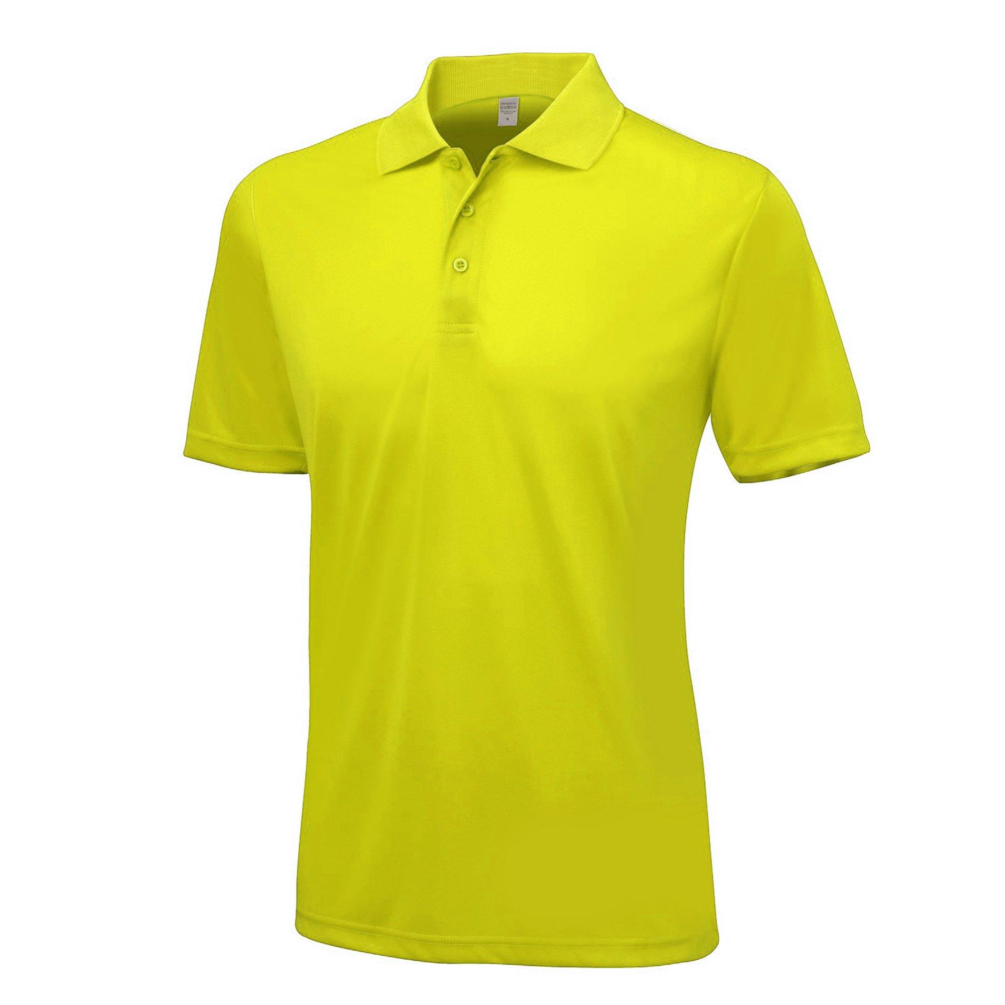 Image of Just Cool Kurzarm Poloshirt Herren Gelb XL