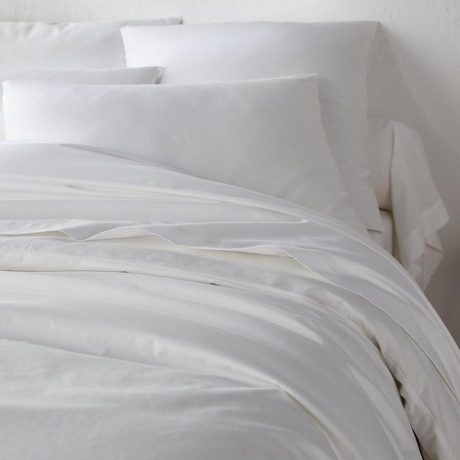 La Redoute Intérieurs Scenario Housse de Couette Unie Percale Coton Bio  